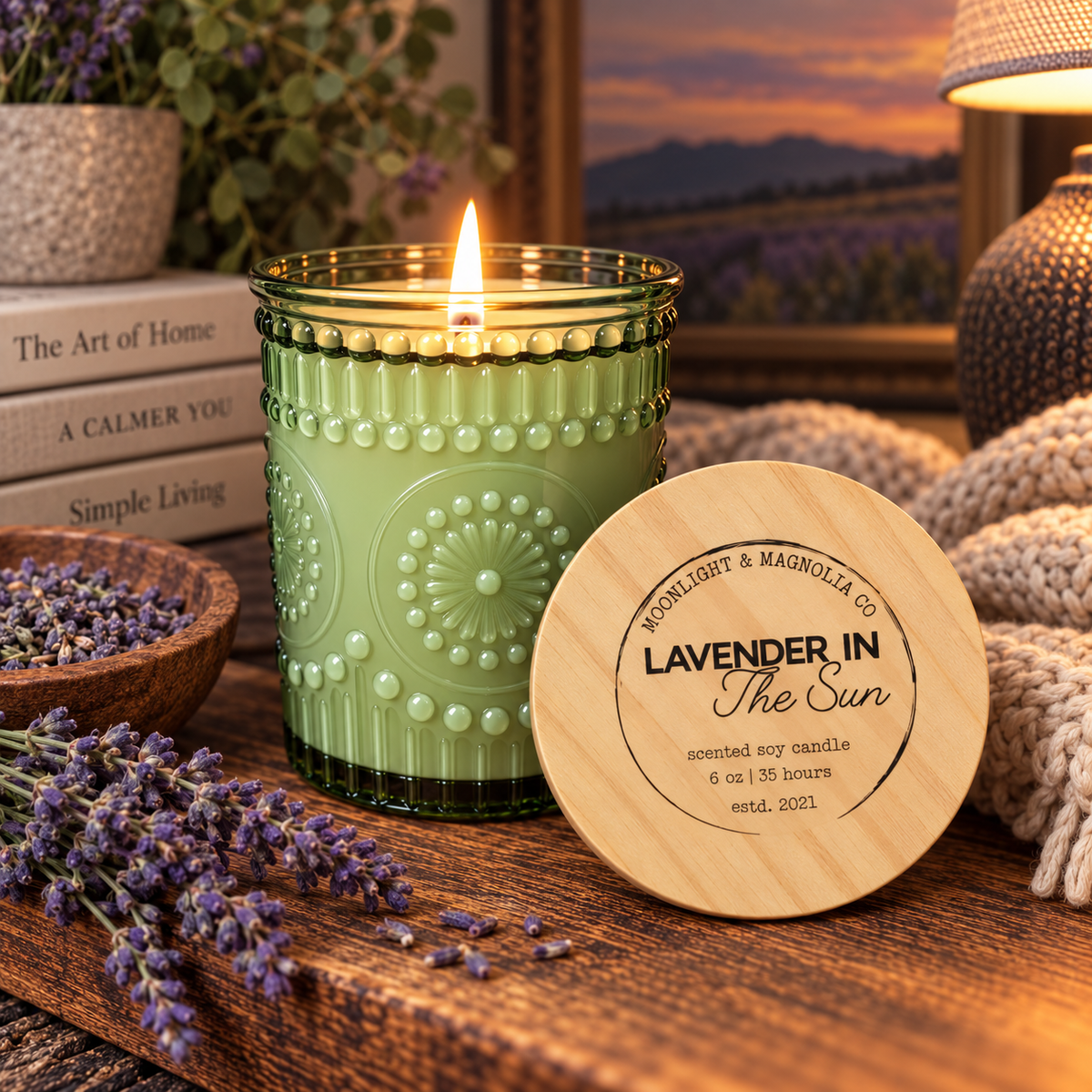 Lavender in the Sun